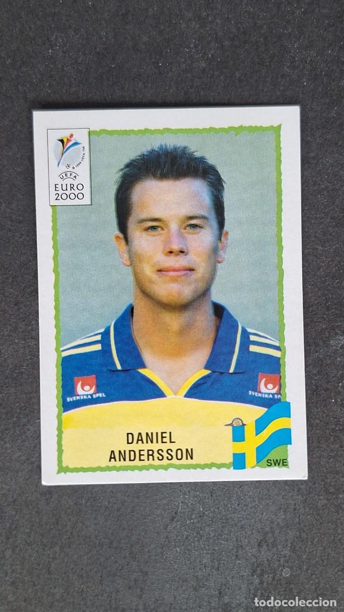 Cromos de F&uacute;tbol: L1 DANIEL ANDERSSON SELECCION SUECIA 129 PANINI EUROCOPA 2000 NUNCA PEGADO SIN PEGAR