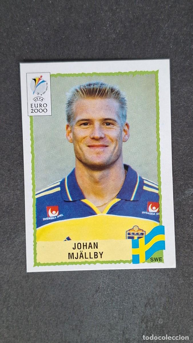 Cromos de F&uacute;tbol: L1 JOHAN MJ&Auml;LLBY SELECCION SUECIA 132 PANINI EUROCOPA 2000 NUNCA PEGADO SIN PEGAR