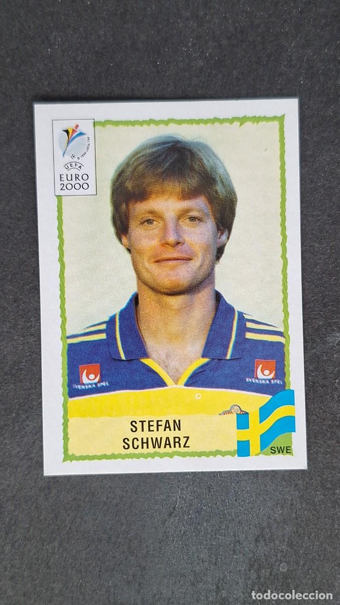 Cromos de F&uacute;tbol: L1 STEFAN SCHWARZ SELECCION SUECIA 133 PANINI EUROCOPA 2000 NUNCA PEGADO SIN PEGAR