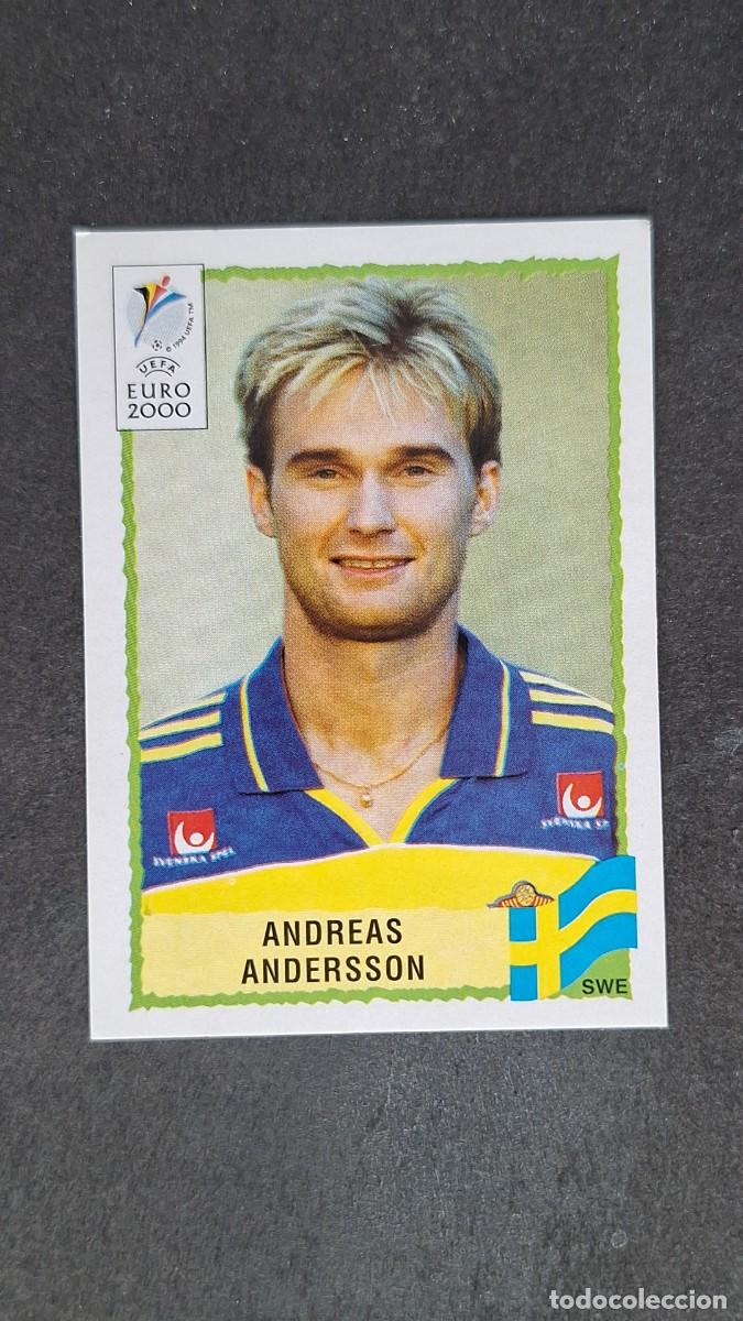 Cromos de F&uacute;tbol: L1 ANDREAS ANDERSSON SELECCION SUECIA 135 PANINI EUROCOPA 2000 NUNCA PEGADO SIN PEGAR