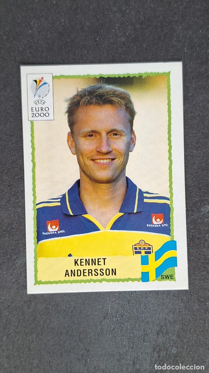 Cromos de F&uacute;tbol: L1 KENNET ANDERSSON SELECCION SUECIA 136 PANINI EUROCOPA 2000 NUNCA PEGADO SIN PEGAR
