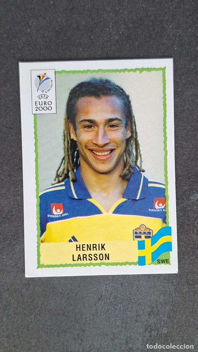 Cromos de F&uacute;tbol: L1 HENRIK LARSSON SELECCION SUECIA 137 PANINI EUROCOPA 2000 NUNCA PEGADO SIN PEGAR