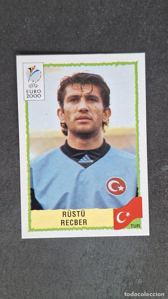 Cromos de F&uacute;tbol: L1 R&Uuml;ST&Uuml; RECBER SELECCION TURQUIA 144 PANINI EUROCOPA 2000 NUNCA PEGADO SIN PEGAR