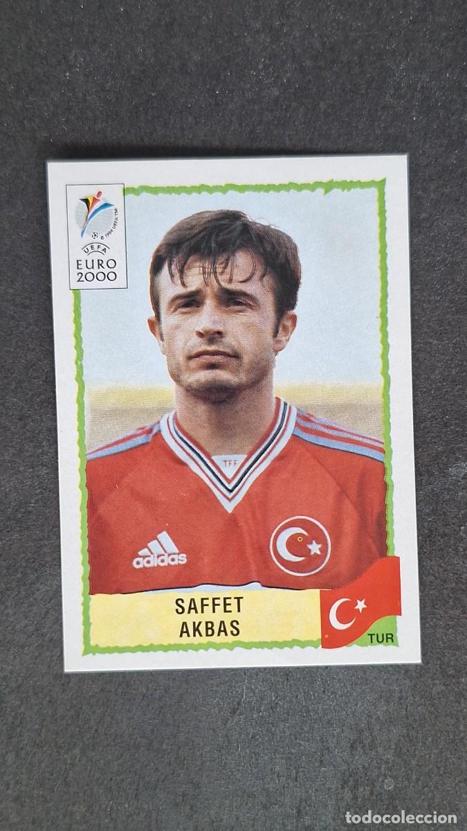 Cromos de F&uacute;tbol: L1 SAFFET AKBAS SELECCION TURQUIA 149 PANINI EUROCOPA 2000 NUNCA PEGADO SIN PEGAR