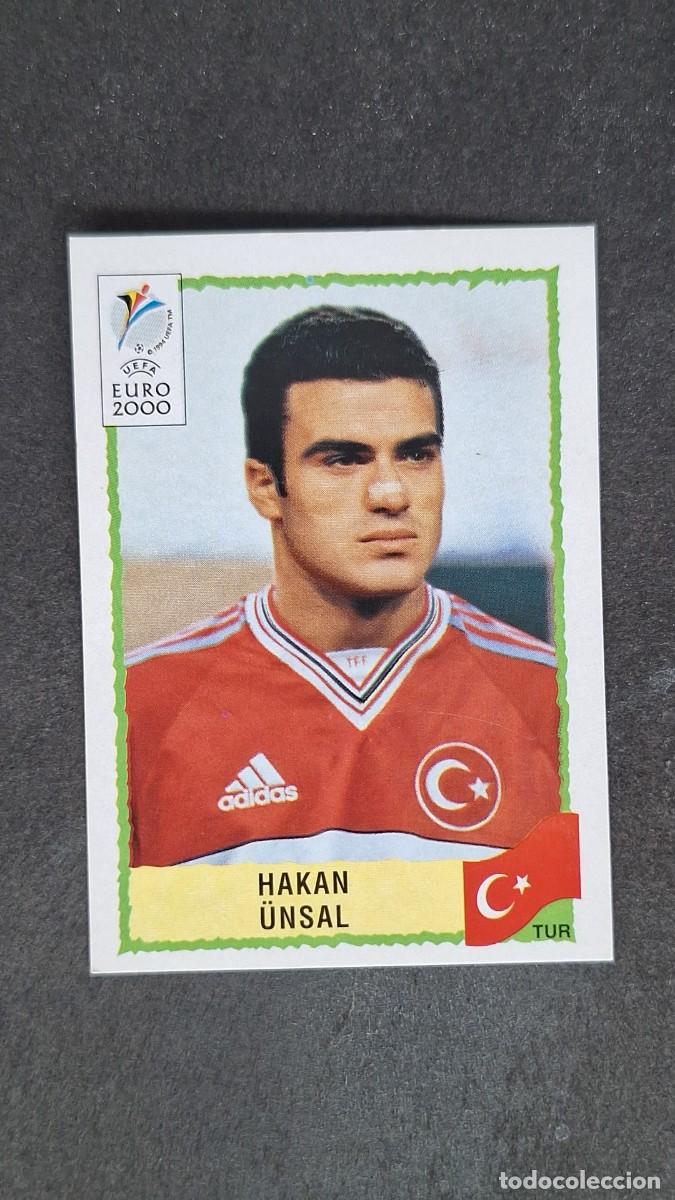 Cromos de F&uacute;tbol: L1 HAKAN &Uuml;NSAL SELECCION TURQUIA 150 PANINI EUROCOPA 2000 NUNCA PEGADO SIN PEGAR