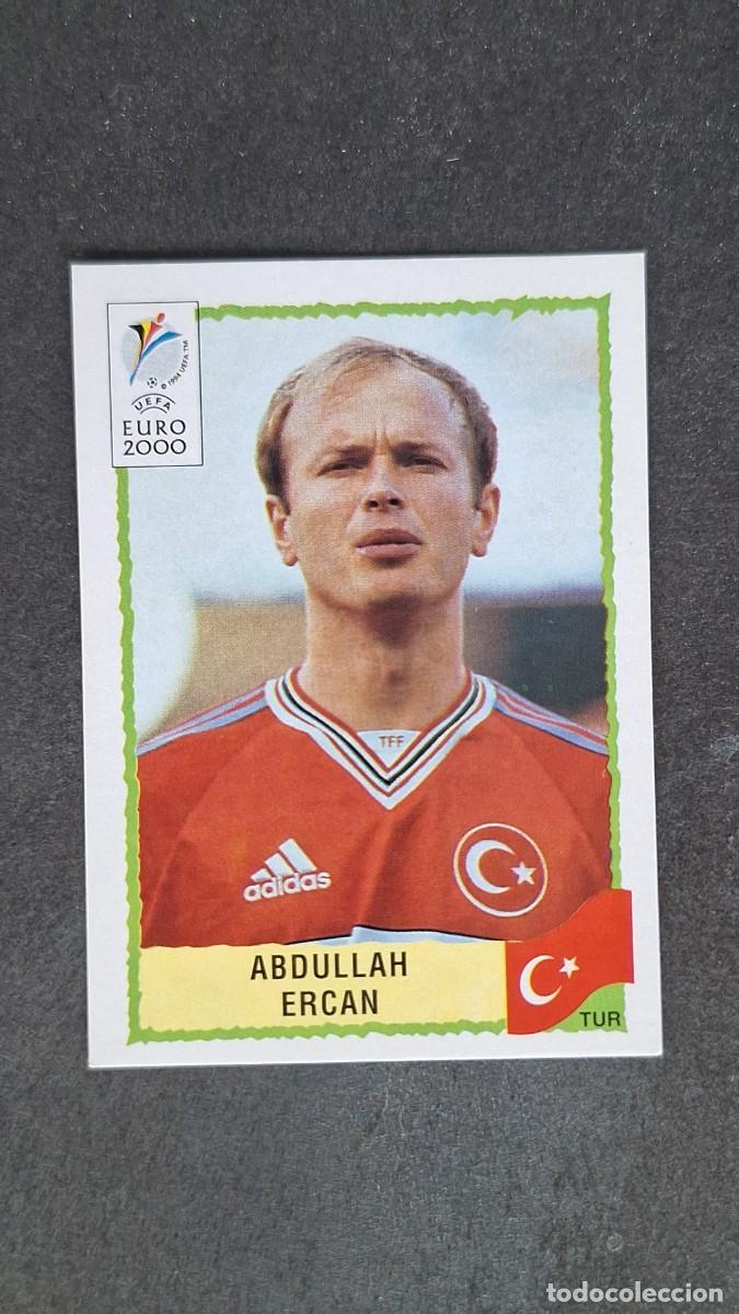 Cromos de F&uacute;tbol: L1 ABDULLAH ERCAN SELECCION TURQUIA 155 PANINI EUROCOPA 2000 NUNCA PEGADO SIN PEGAR