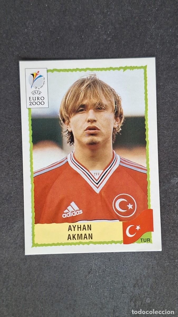 Cromos de F&uacute;tbol: L1 AYHAN AKMAN SELECCION TURQUIA 158 PANINI EUROCOPA 2000 NUNCA PEGADO SIN PEGAR