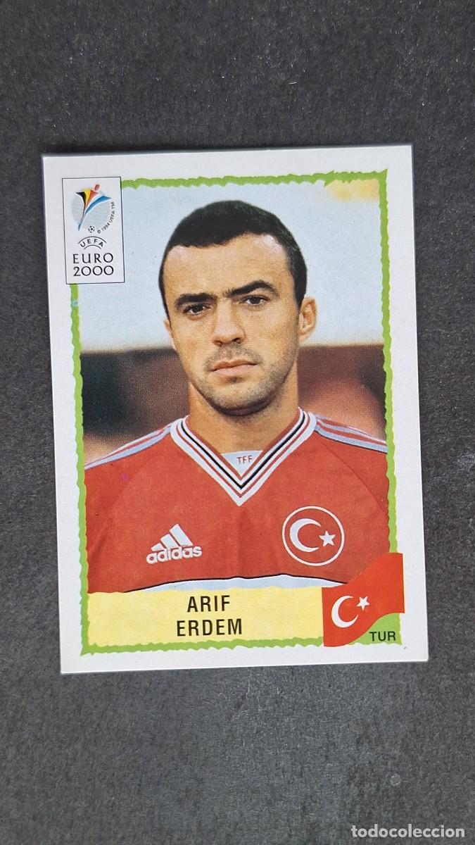 Cromos de F&uacute;tbol: L1 ARIF ERDEM SELECCION TURQUIA 160 PANINI EUROCOPA 2000 NUNCA PEGADO SIN PEGAR