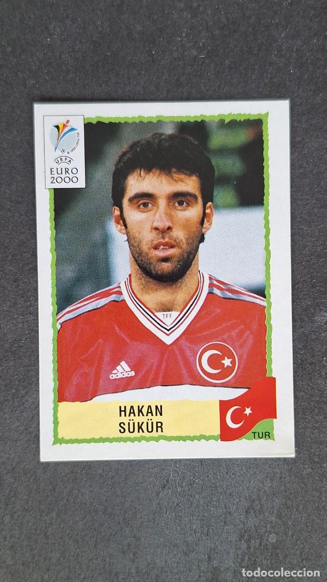 Cromos de F&uacute;tbol: L1 HAKAN S&Uuml;K&Uuml;R SELECCION TURQUIA 162 PANINI EUROCOPA 2000 NUNCA PEGADO SIN PEGAR