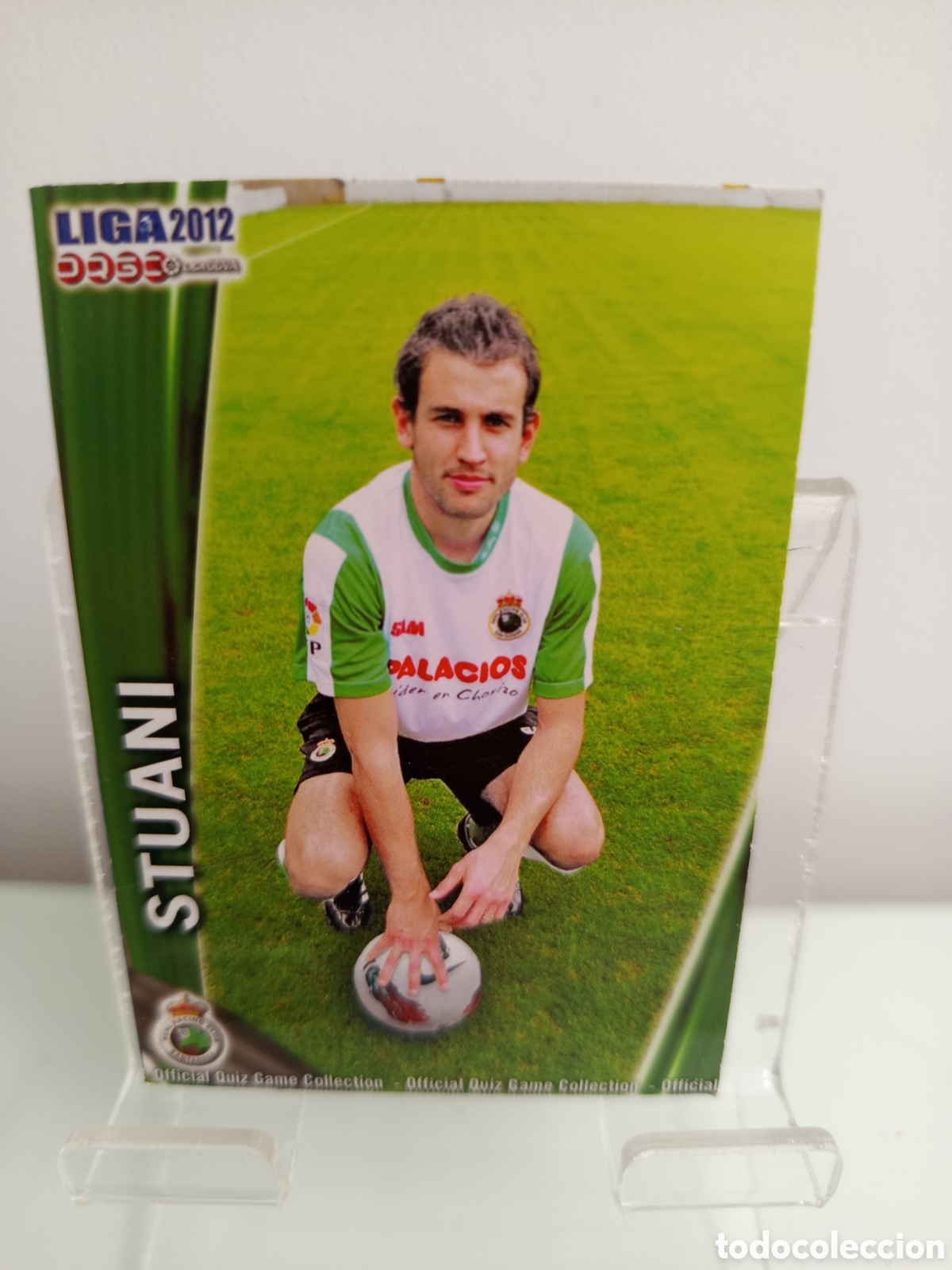 Cromos de Futebol: ❇️ CROMO CARD ⚽ STUANI RACING DE SANTANDER 318 ALTA FICHAS LIGA QUIZ 11 12 2011 2012 MUNDICROMO ❇️