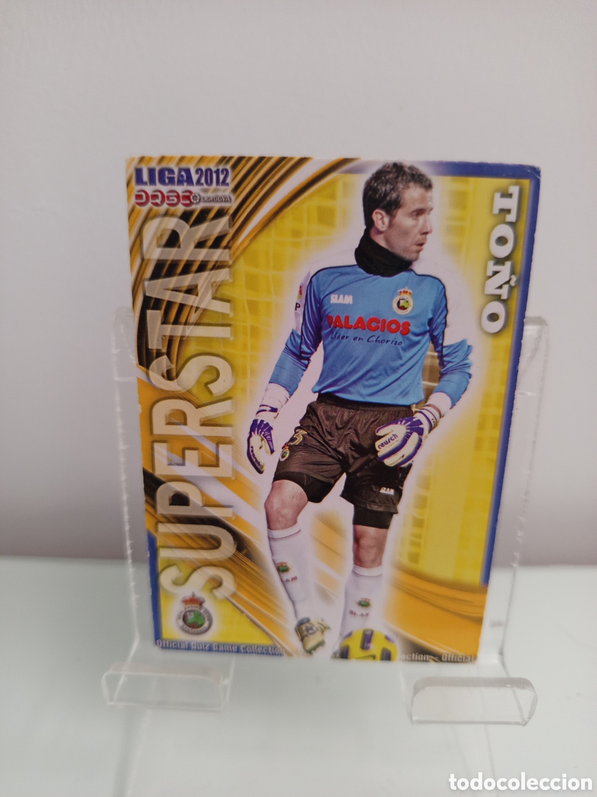 Cromos de Futebol: ❇️ CROMO CARD ⚽ TO&Ntilde;O RACING SANTANDER 320 SUPERSTAR FICHAS LIGA QUIZ 11 12 2011 2012 MUNDICROMO ❇️