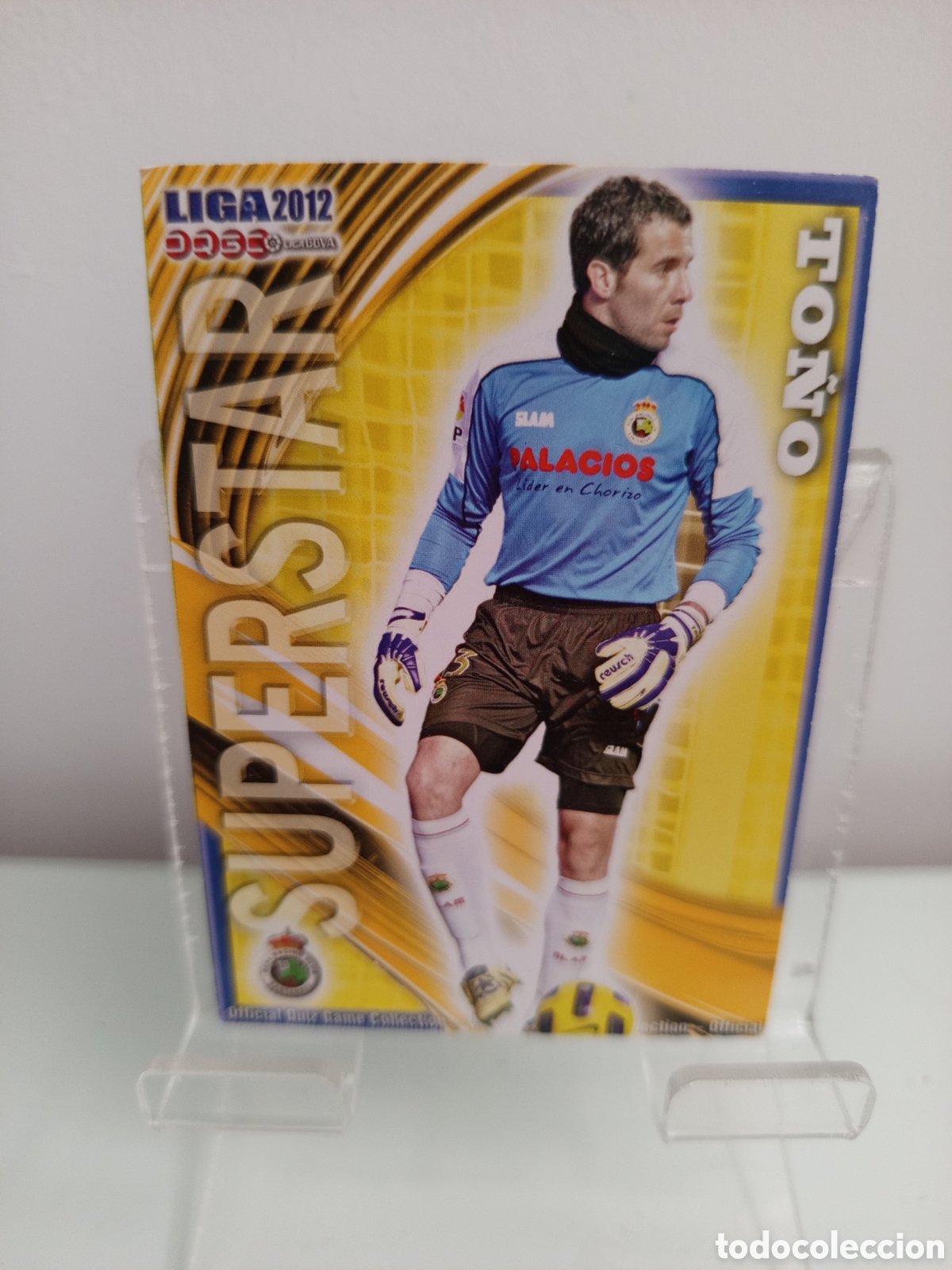 Cromos de Futebol: ❇️ CROMO CARD ⚽ TO&Ntilde;O RACING SANTANDER 320 SUPERSTAR FICHAS LIGA QUIZ 11 12 2011 2012 MUNDICROMO ❇️