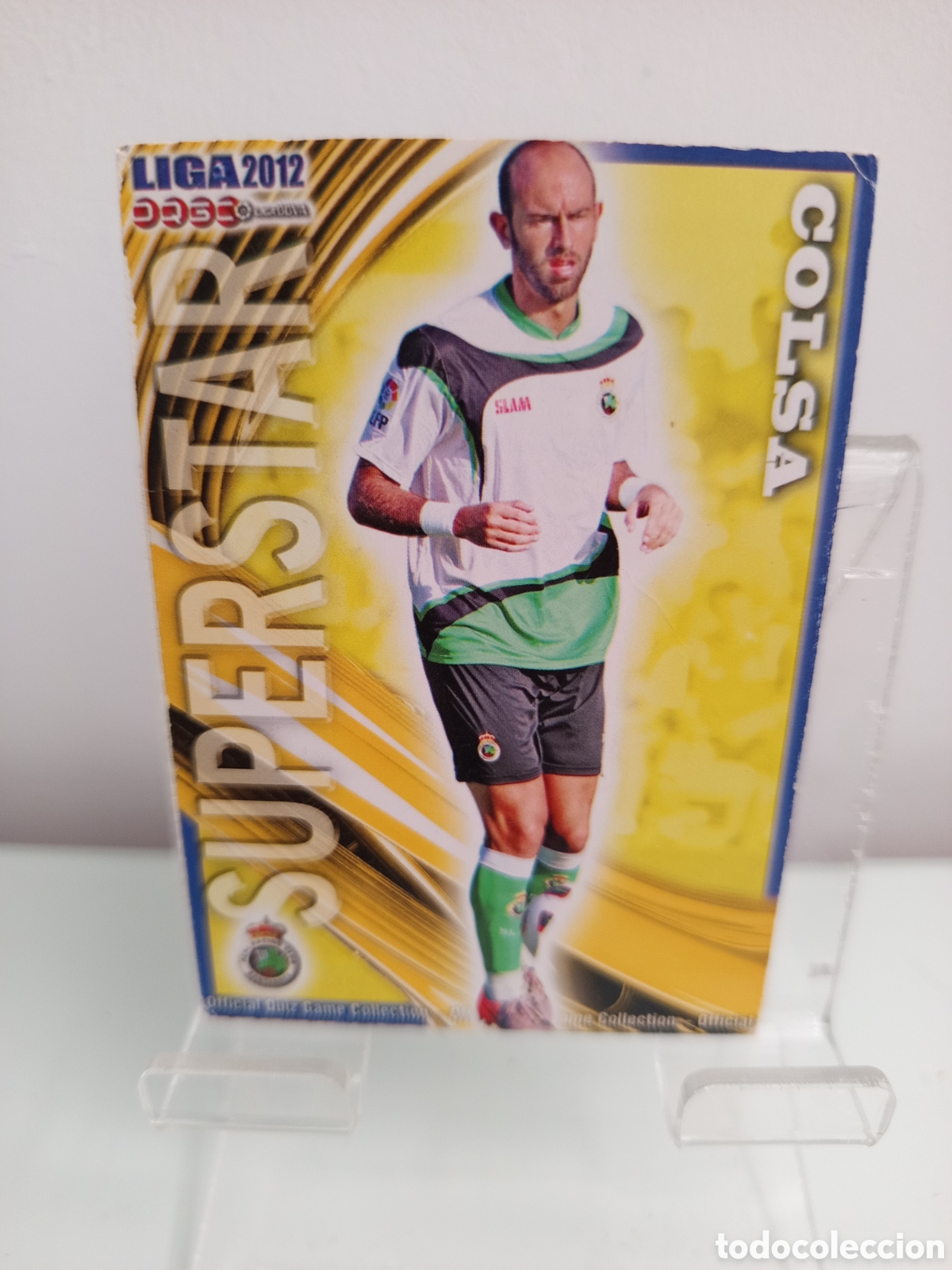 Cromos de Futebol: ❇️ CROMO CARD ⚽ COLSA RACING DE SANTANDER 322 SUPERSTAR FICHAS LIGA QUIZ 12 2011 2012 MUNDICROMO ❇️
