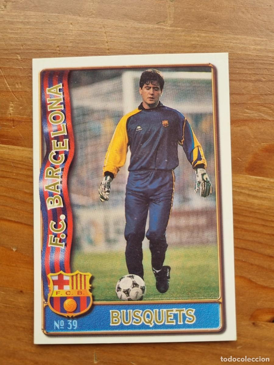 Cromos de F&uacute;tbol: 39 BUSQUETS (FC Barcelona). Las Fichas de la Liga 1996 1997 96 97 (Mundicromo)