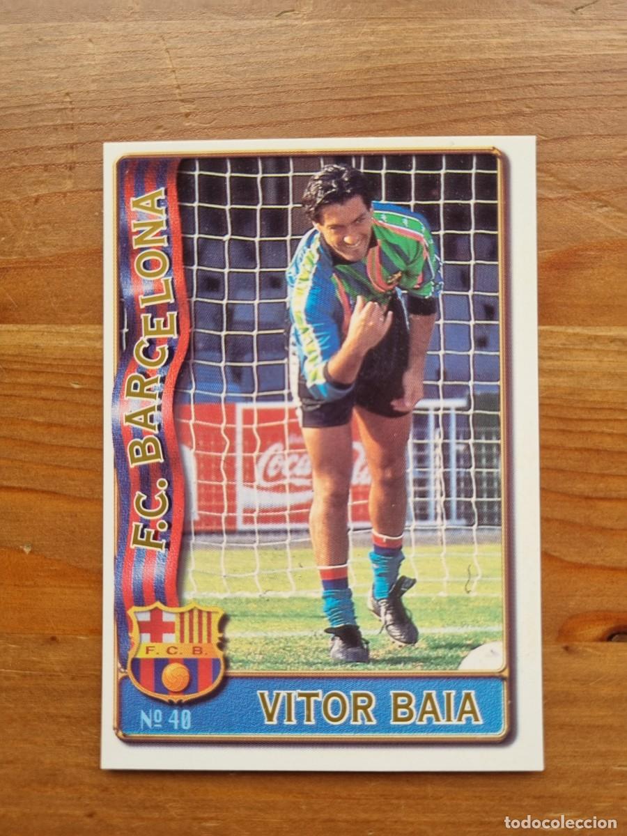Cromos de F&uacute;tbol: 40 VITOR BAIA (FC Barcelona). Las Fichas de la Liga 1996 1997 96 97 (Mundicromo)