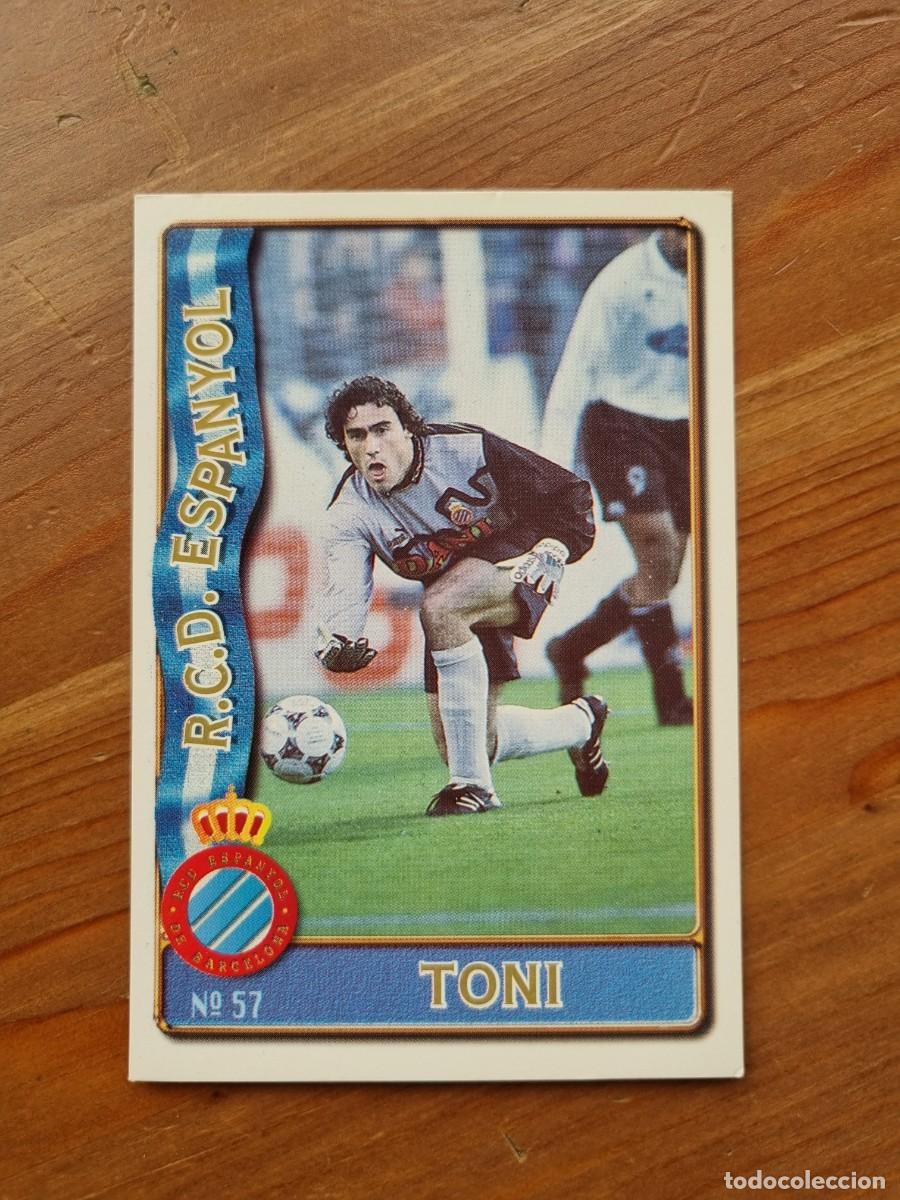 Cromos de F&uacute;tbol: 57 TONI (RCD Espanyol). Las Fichas de la Liga 1996 1997 96 97 (Mundicromo)