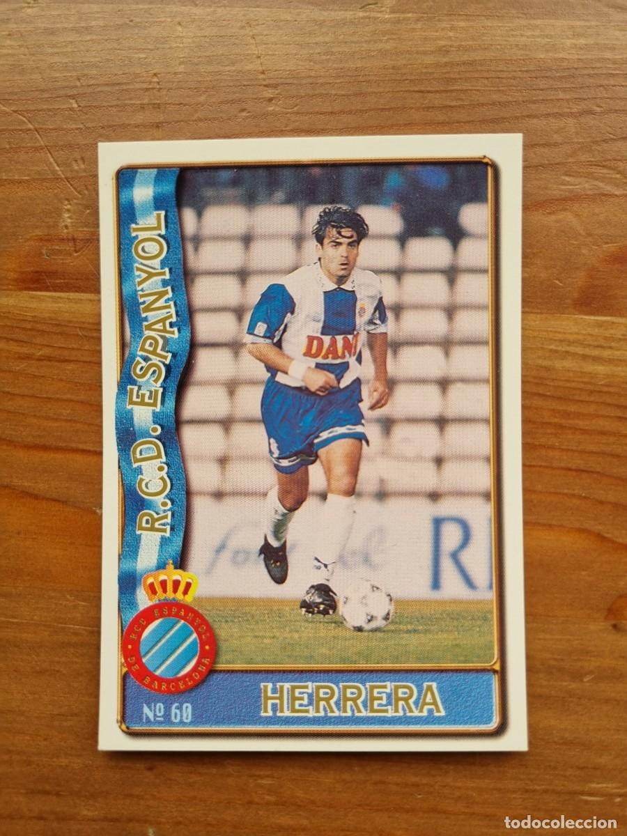 Cromos de F&uacute;tbol: 60 HERRERA (RCD Espanyol). Las Fichas de la Liga 1996 1997 96 97 (Mundicromo)