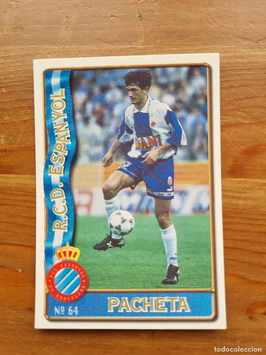 Cromos de F&uacute;tbol: 64 PACHETA (RCD Espanyol). Las Fichas de la Liga 1996 1997 96 97 (Mundicromo)