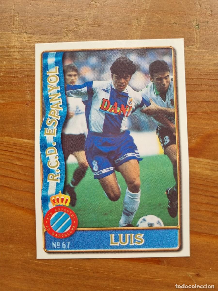 Cromos de F&uacute;tbol: 67 LUIS (RCD Espanyol). Las Fichas de la Liga 1996 1997 96 97 (Mundicromo)