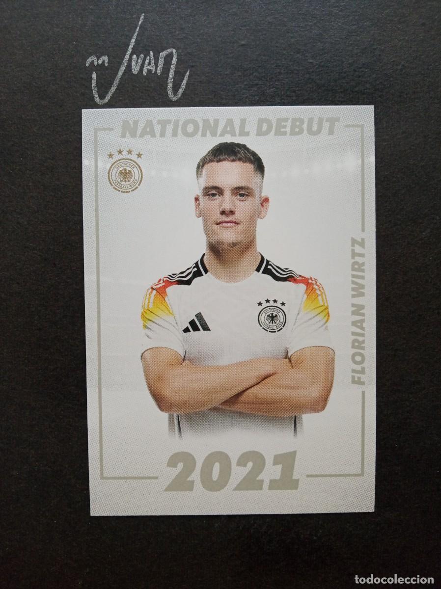 Cromos de F&uacute;tbol: 22 NATIONAL DEBUT FLORIAN WIRTZ LIVERPOOL ⚽ PANINI &reg; DFB SELECCION ALEMANIA 2023 2024 23 24 NUEVO