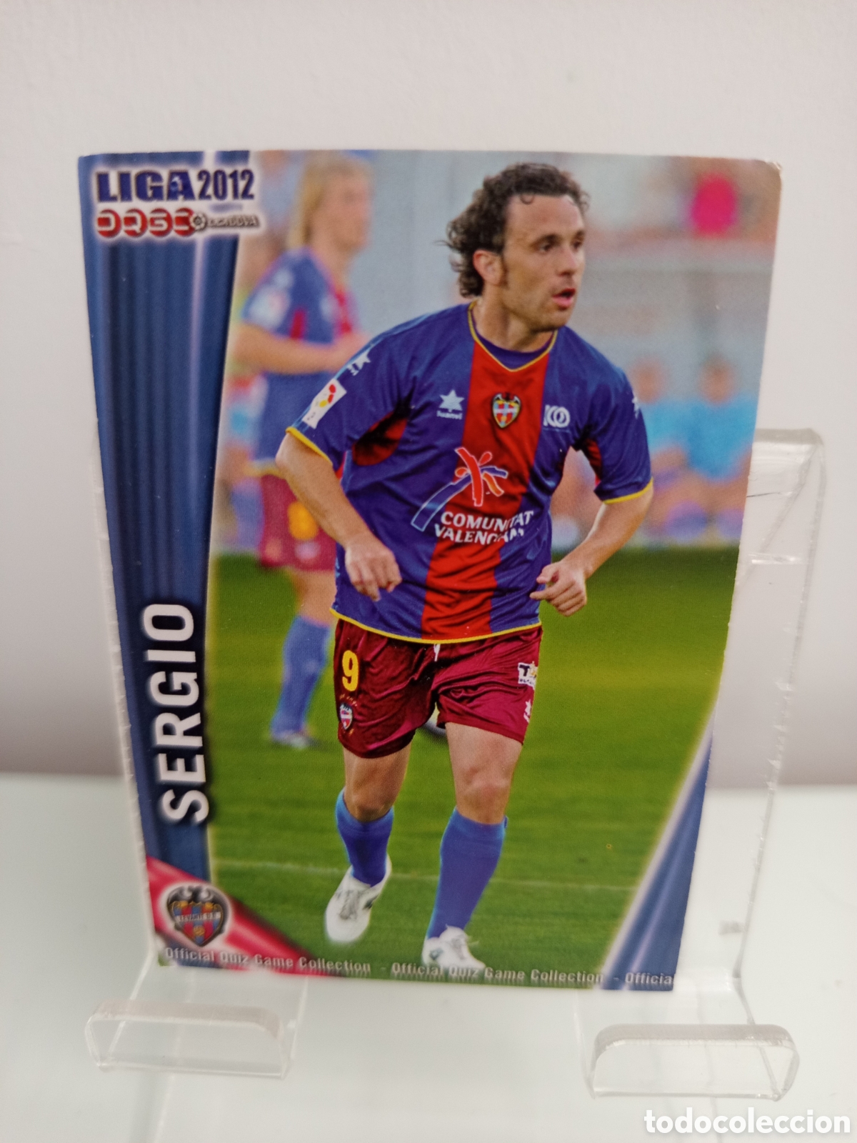 Football Stickers: ❇️ CROMO CARD ⚽ SERGIO LEVANTE 364 FICHAS LIGA QUIZ 11 12 2011 2012 MUNDICROMO ❇️