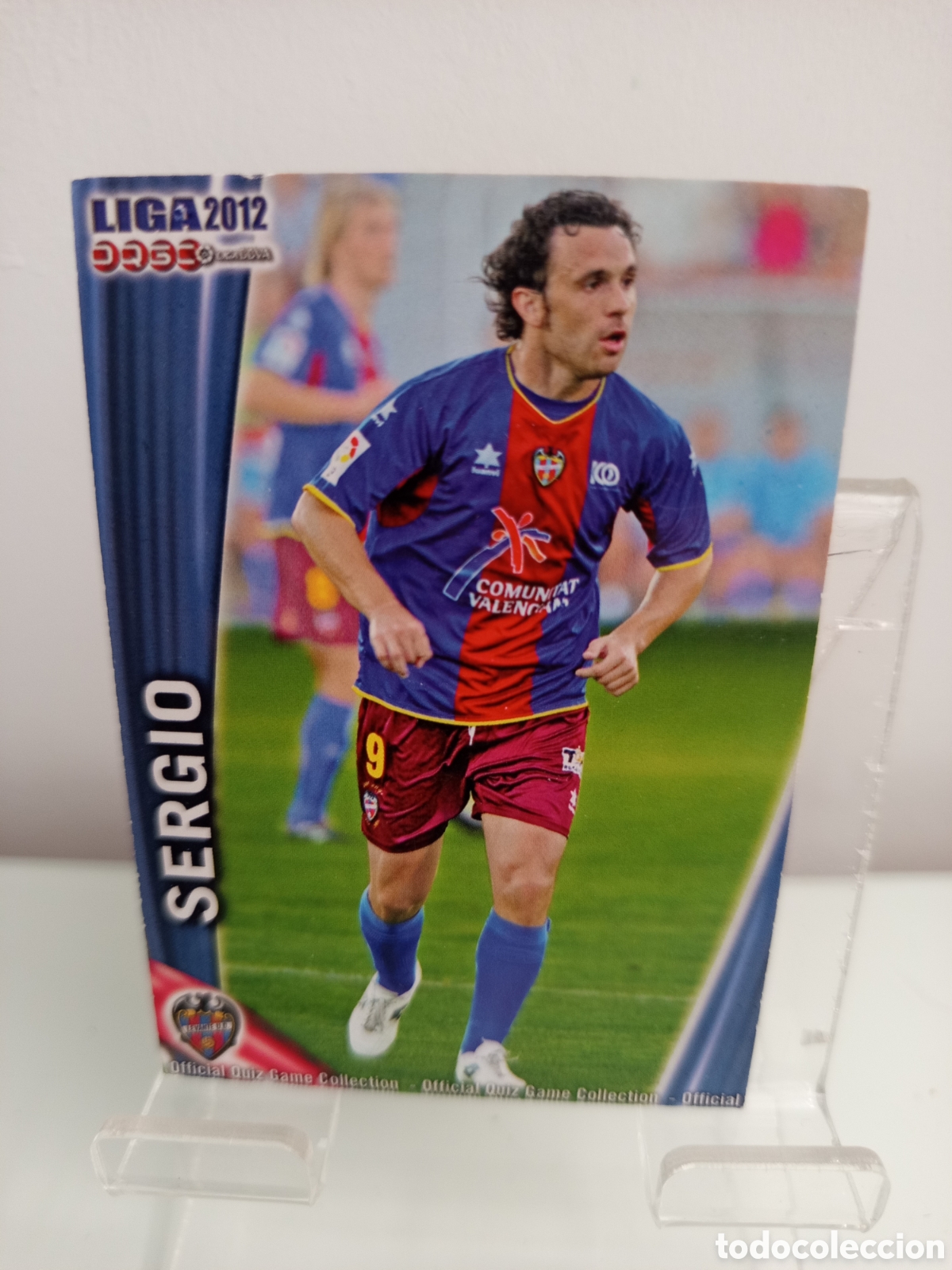 Football Stickers: ❇️ CROMO CARD ⚽ SERGIO LEVANTE 364 FICHAS LIGA QUIZ 11 12 2011 2012 MUNDICROMO ❇️