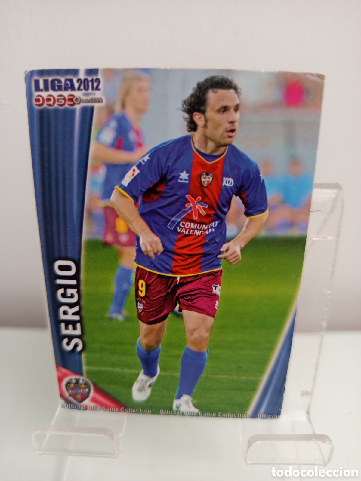 Football Stickers: ❇️ CROMO CARD ⚽ SERGIO LEVANTE 364 FICHAS LIGA QUIZ 11 12 2011 2012 MUNDICROMO ❇️