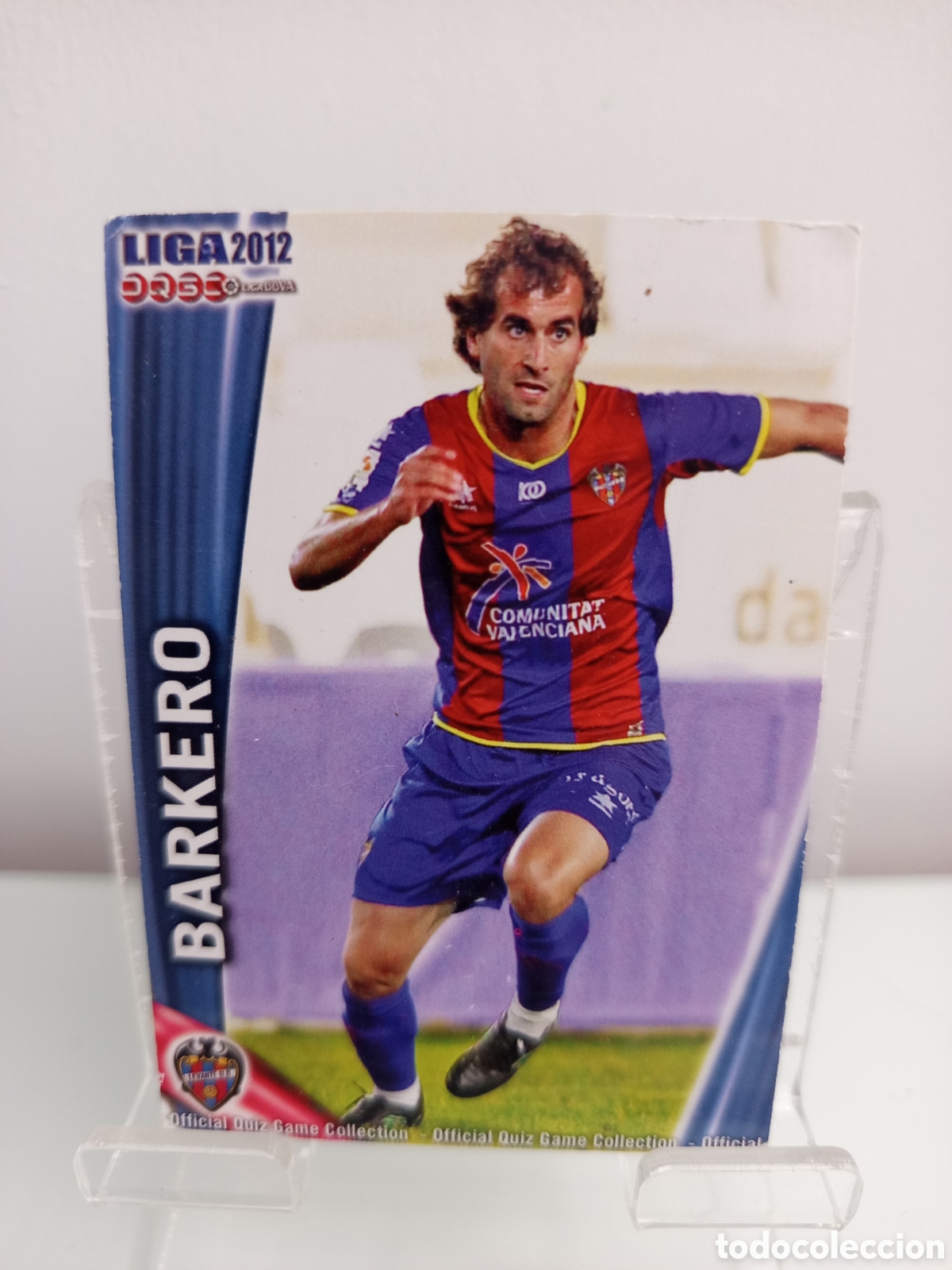 Cromos de F&uacute;tbol: ❇️ CROMO CARD ⚽ BARKERO LEVANTE FICHAS LIGA QUIZ 11 12 2011 2012 MUNDICROMO ❇️