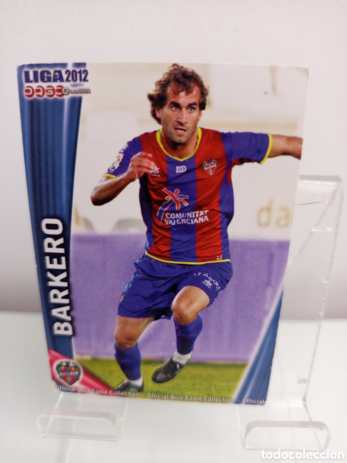 Cromos de F&uacute;tbol: ❇️ CROMO CARD ⚽ BARKERO LEVANTE FICHAS LIGA QUIZ 11 12 2011 2012 MUNDICROMO ❇️