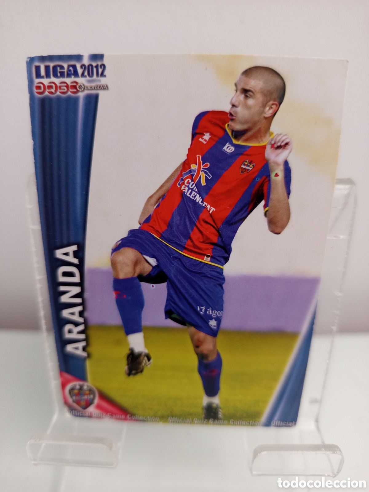 Cromos de F&uacute;tbol: ❇️ CROMO CARD ⚽ ARANDA LEVANTE FICHAS LIGA QUIZ 11 12 2011 2012 MUNDICROMO ❇️