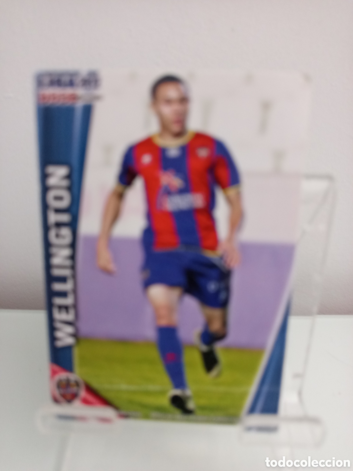 Cromos de F&uacute;tbol: ❇️ CROMO CARD ⚽ WELLINGTON LEVANTE FICHAS LIGA QUIZ 11 12 2011 2012 MUNDICROMO ❇️
