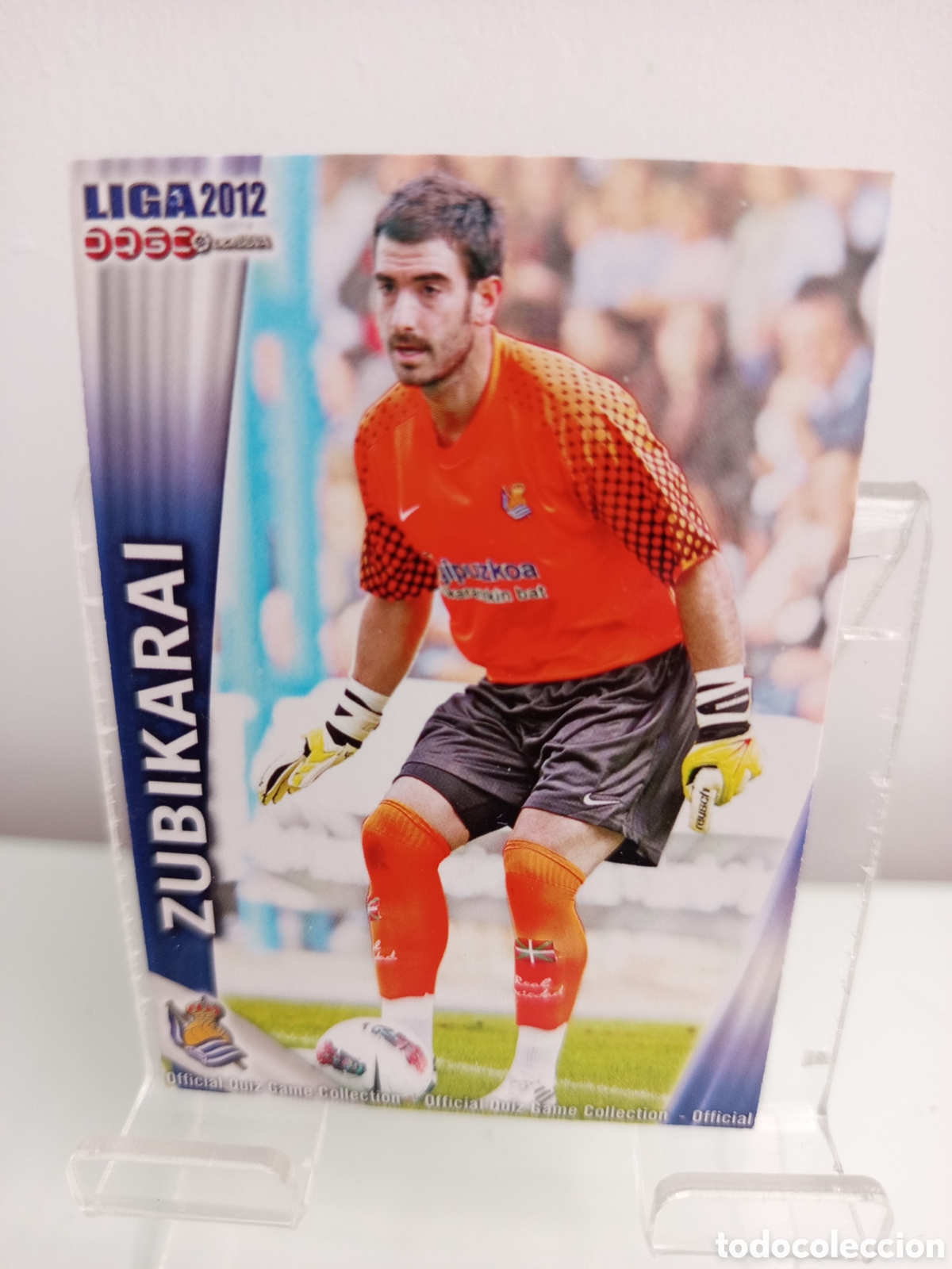 Cromos de F&uacute;tbol: ❇️ CROMO CARD ⚽ ZUBIKARAI REAL SOCIEDAD FICHAS LIGA QUIZ 11 12 2011 2012 MUNDICROMO ❇️
