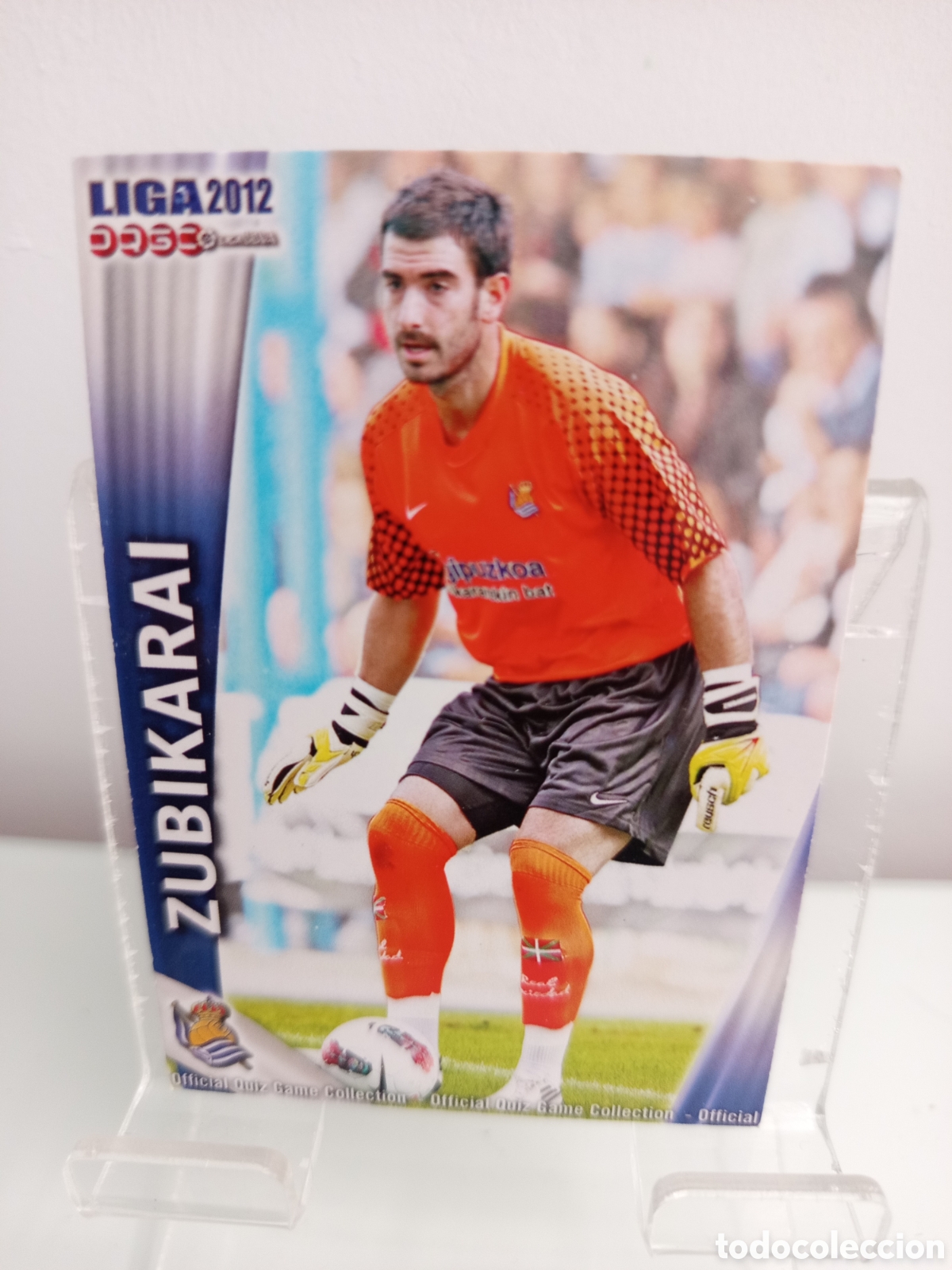 Cromos de F&uacute;tbol: ❇️ CROMO CARD ⚽ ZUBIKARAI REAL SOCIEDAD FICHAS LIGA QUIZ 11 12 2011 2012 MUNDICROMO ❇️