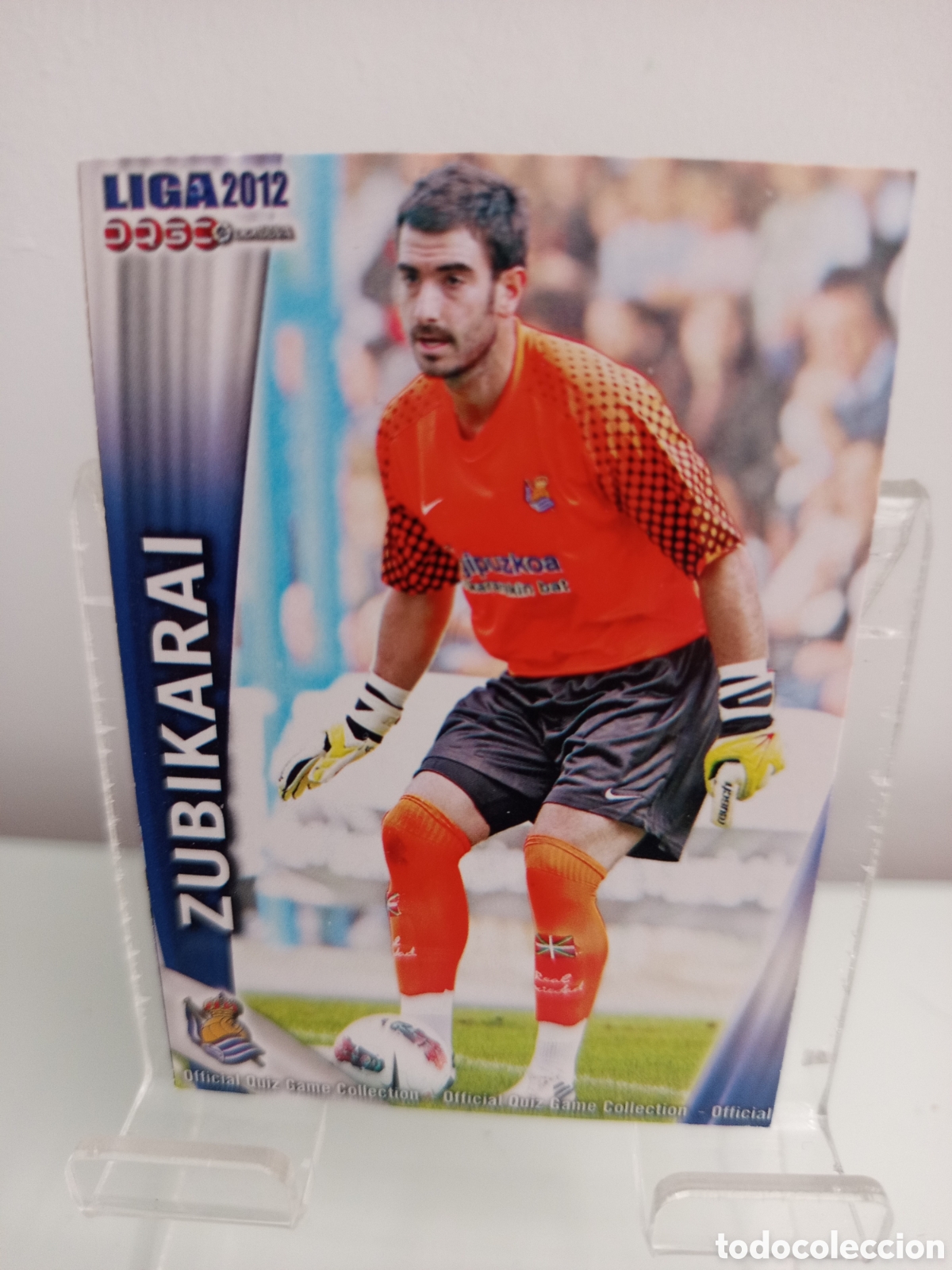 Cromos de F&uacute;tbol: ❇️ CROMO CARD ⚽ ZUBIKARAI REAL SOCIEDAD FICHAS LIGA QUIZ 11 12 2011 2012 MUNDICROMO ❇️