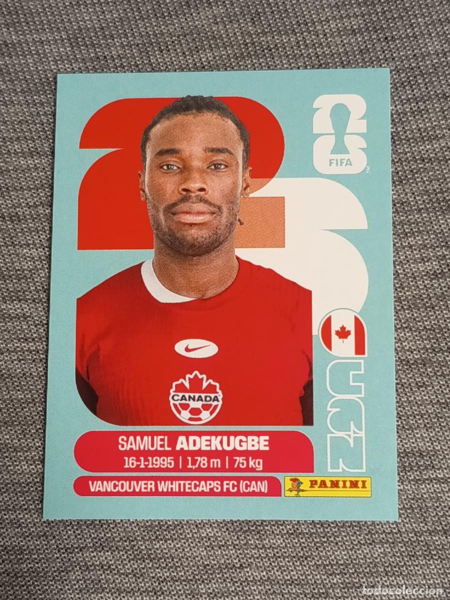 Cromos de F&uacute;tbol: ADEKUGBE CAN 5 STICKER MUNDIAL 2026 PANINI FIFA WORLD CUP NUEVO