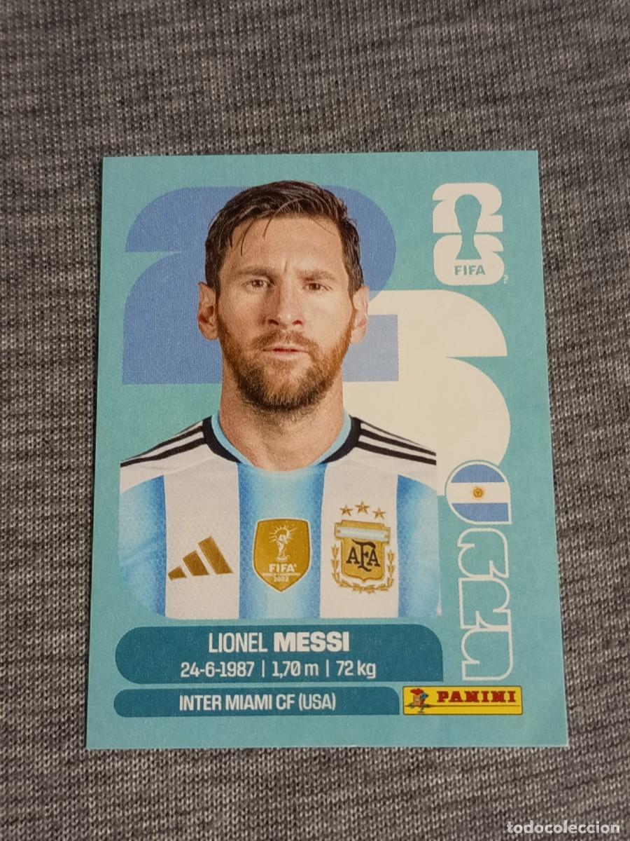 Cromos de F&uacute;tbol: MESSI ARG 17 STICKER MUNDIAL 2026 PANINI FIFA WORLD CUP NUEVO