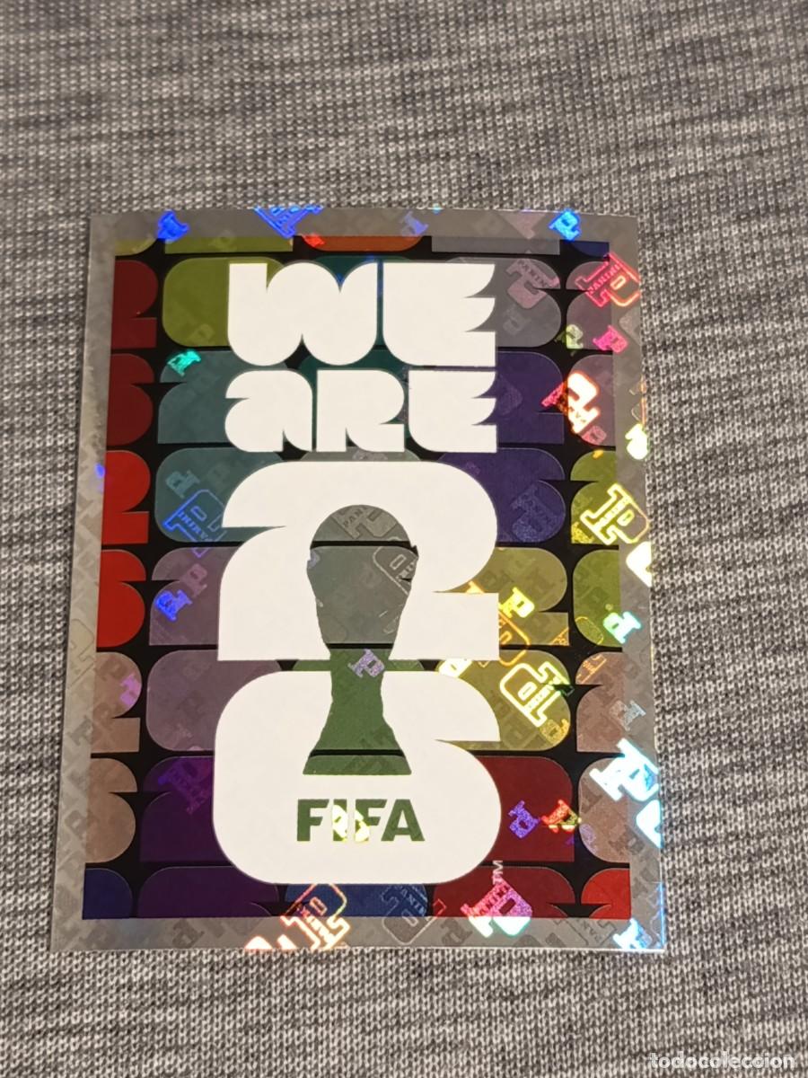 Cromos de F&uacute;tbol: LOGO WE ARE FIFA FWC 4 STICKER MUNDIAL 2026 PANINI FIFA WORLD CUP NUEVO