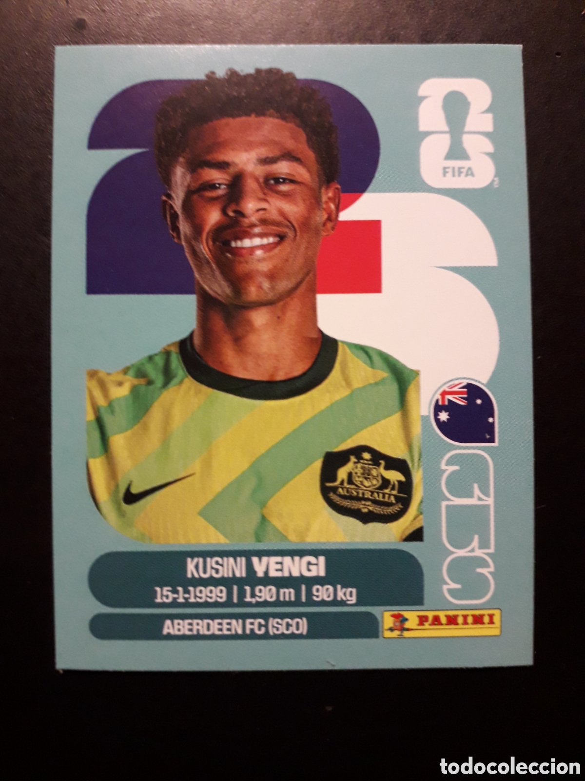 Cromos de F&uacute;tbol: VENGI AUSTRALIA AUS 18 MUNDIAL F&Uacute;TBOL 2026 FIFA WORLD CUP PANINI SIN PEGAR PEDIDO M&Iacute;NIMO 3&euro;