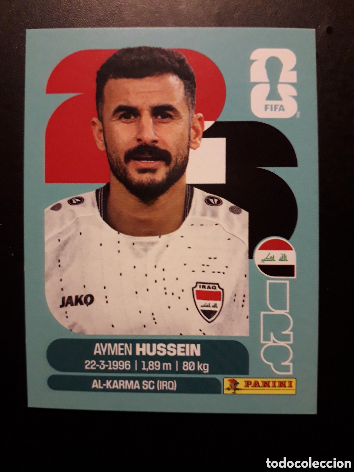 Cromos de F&uacute;tbol: HUSSEIN IRAQ IRQ 19 MUNDIAL F&Uacute;TBOL 2026 FIFA WORLD CUP PANINI SIN PEGAR PEDIDO M&Iacute;NIMO 3&euro;