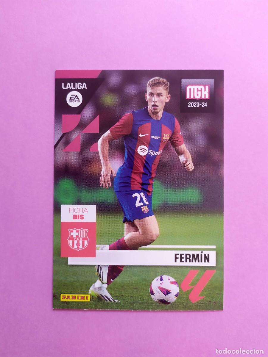 Cromos de F&uacute;tbol: FERMIN ROOKIE 106BIS 106 BARCELONA FICHA BIS COLOCA MGK LIGA 2023 2024 23 24 MEGACRACKS PANINI NUEVO
