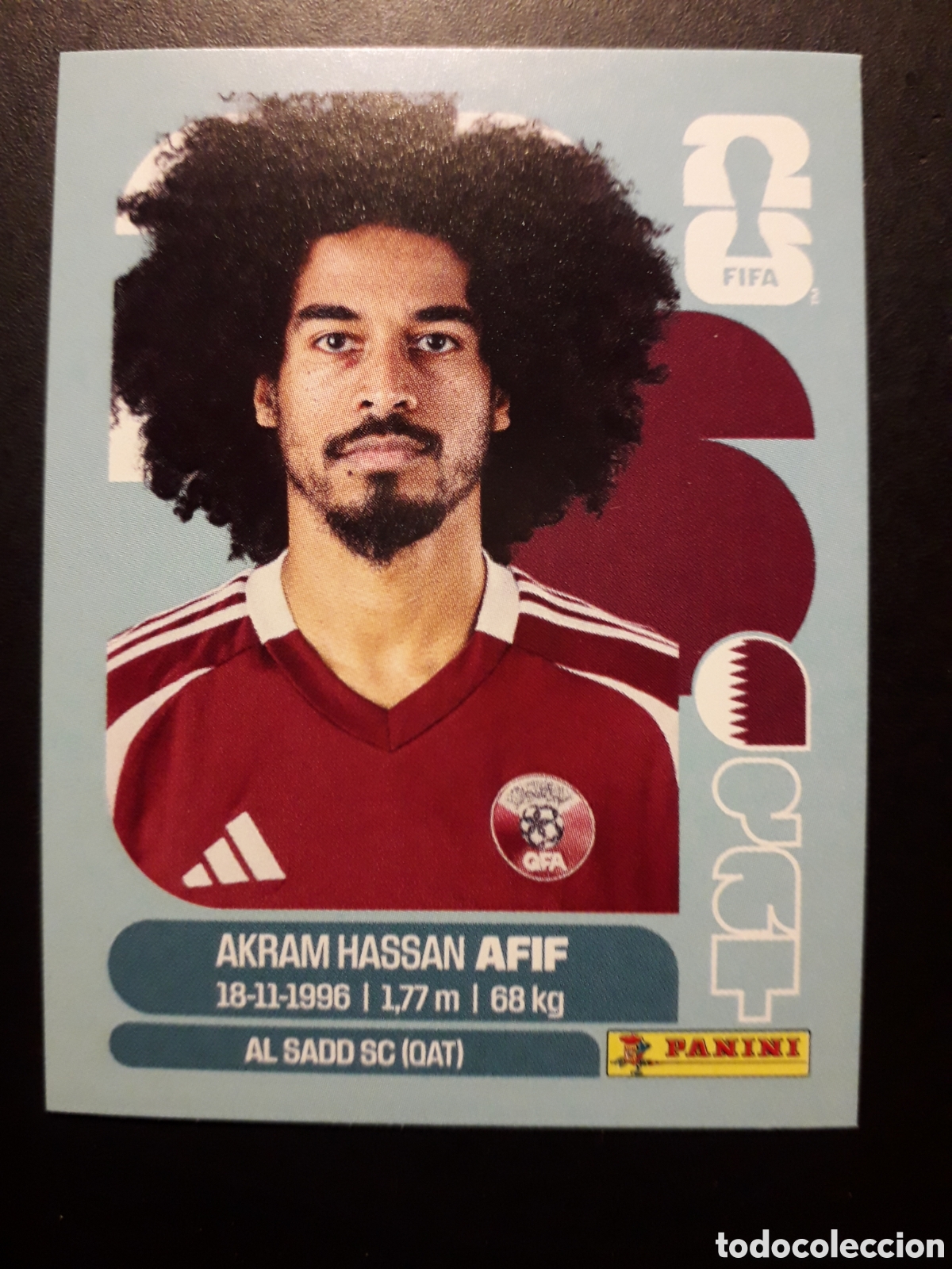 Cromos de F&uacute;tbol: AFIF QATAR QAT 18 MUNDIAL F&Uacute;TBOL 2026 FIFA WORLD CUP PANINI SIN PEGAR PEDIDO M&Iacute;NIMO 3&euro;
