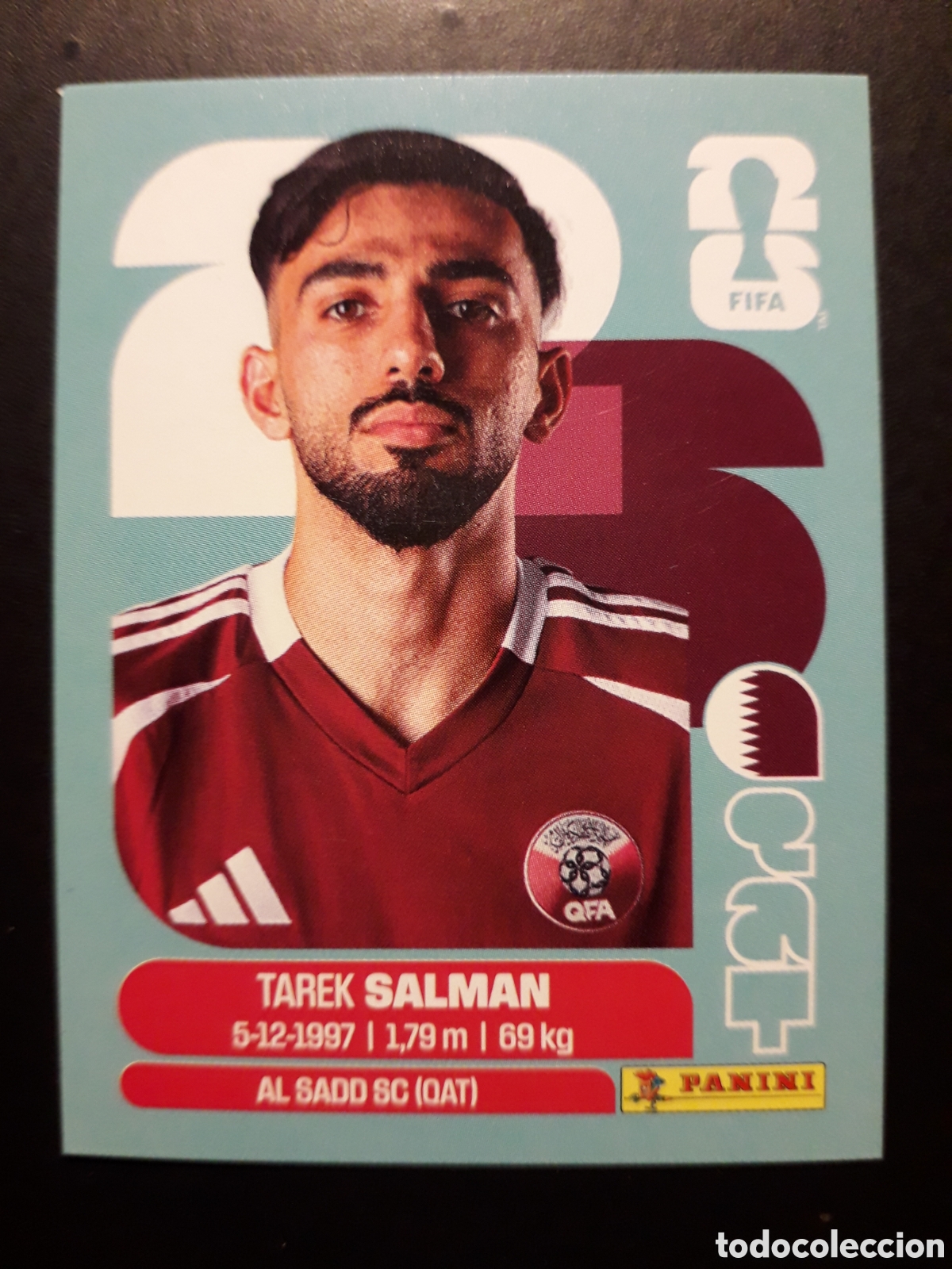 Cromos de F&uacute;tbol: SALMAN QATAR QAT 8 MUNDIAL F&Uacute;TBOL 2026 FIFA WORLD CUP PANINI SIN PEGAR PEDIDO M&Iacute;NIMO 3&euro;