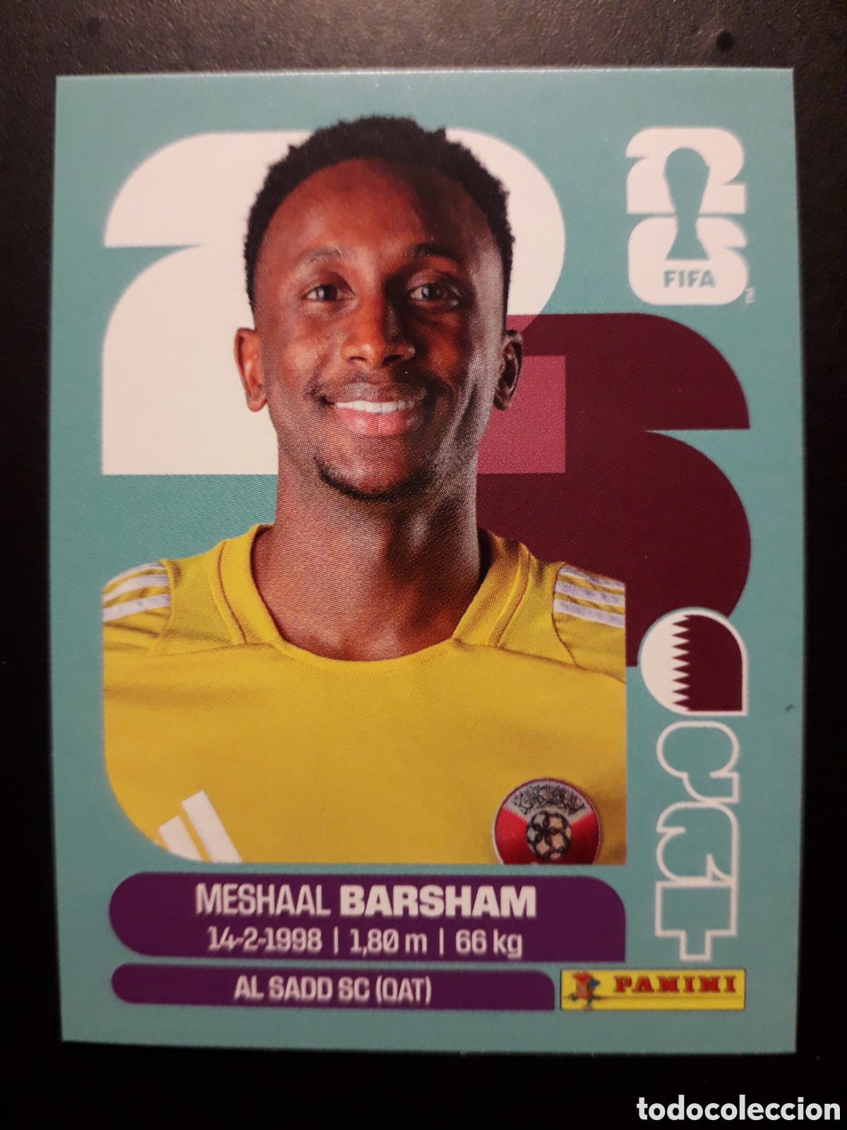 Cromos de F&uacute;tbol: BARSHAM QATAR QAT 2 MUNDIAL F&Uacute;TBOL 2026 FIFA WORLD CUP PANINI SIN PEGAR PEDIDO M&Iacute;NIMO 3&euro;
