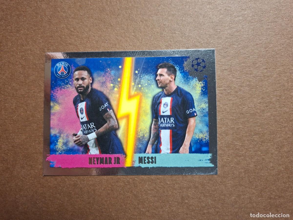 Cromos de F&uacute;tbol: NEYMAR MESSI 368 PARIS SAINT GERMAIN TOPPS STICKER UEFA CHAMPIONS LEAGUE SEASON 2022 2023 22 23