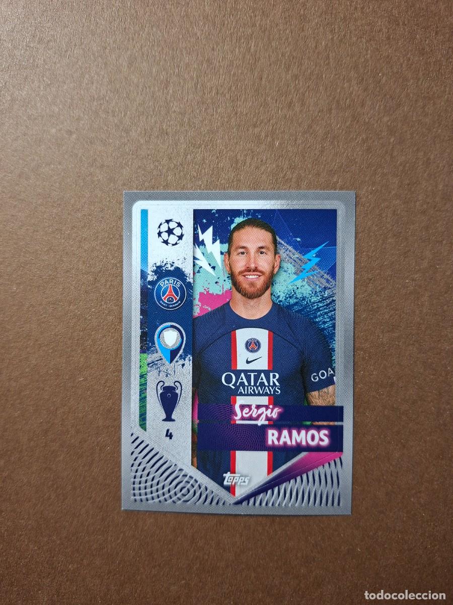 Cromos de F&uacute;tbol: SERGIO RAMOS 357 PSG PARIS SAINT GERMAIN TOPPS STICKER UEFA CHAMPIONS LEAGUE SEASON 2022 2023 22 23