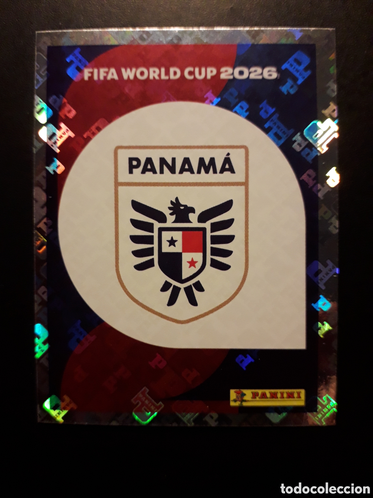 Cromos de F&uacute;tbol: ESCUDO PANAM&Aacute; PAN 1 MUNDIAL F&Uacute;TBOL 2026 FIFA WORLD CUP PANINI SIN PEGAR PEDIDO M&Iacute;NIMO 3&euro;