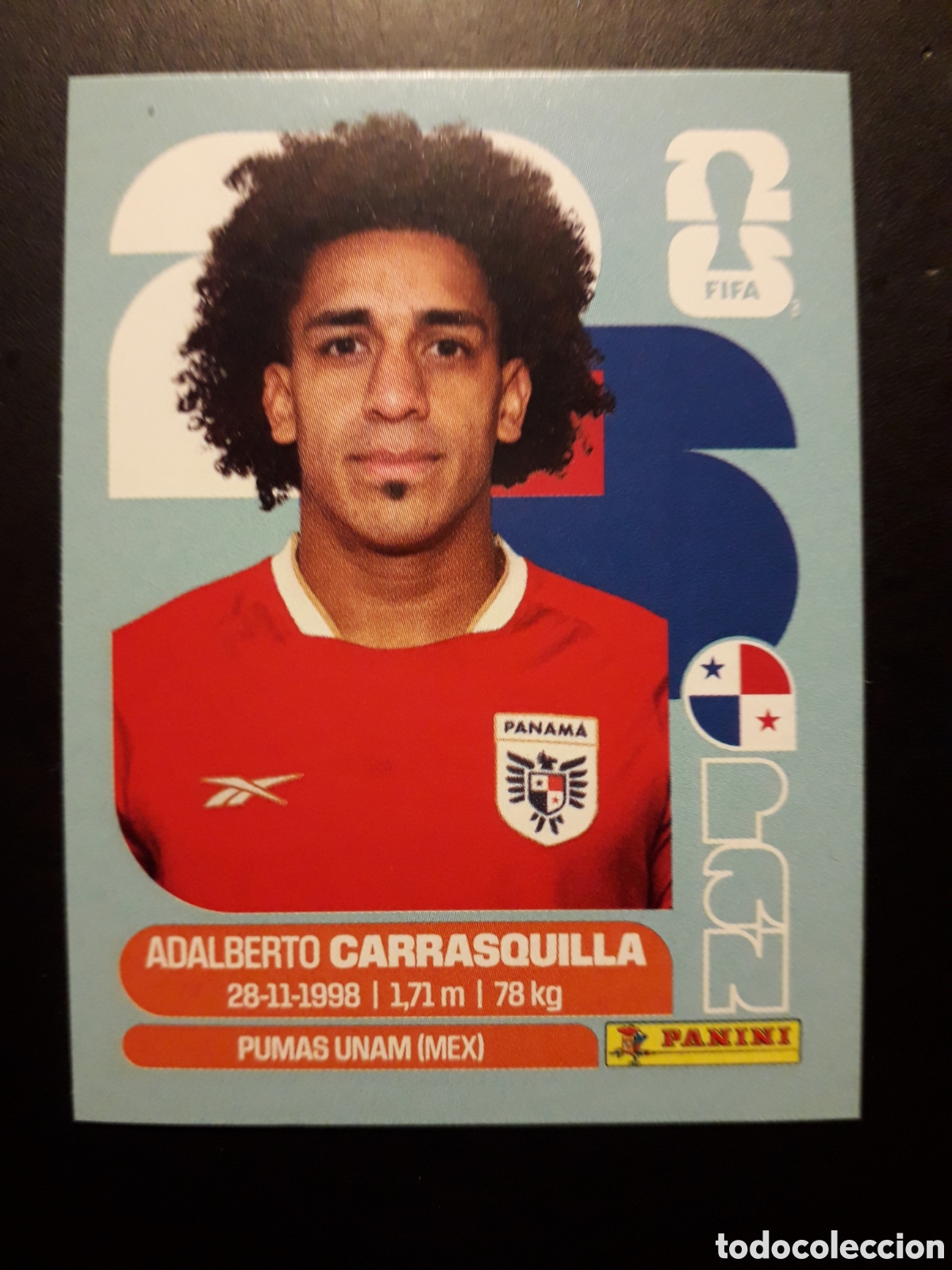 Cromos de F&uacute;tbol: CARRASQUILLA PANAM&Aacute; PAN 12 MUNDIAL F&Uacute;TBOL 2026 FIFA WORLD CUP PANINI SIN PEGAR PEDIDO M&Iacute;NIMO 3&euro;