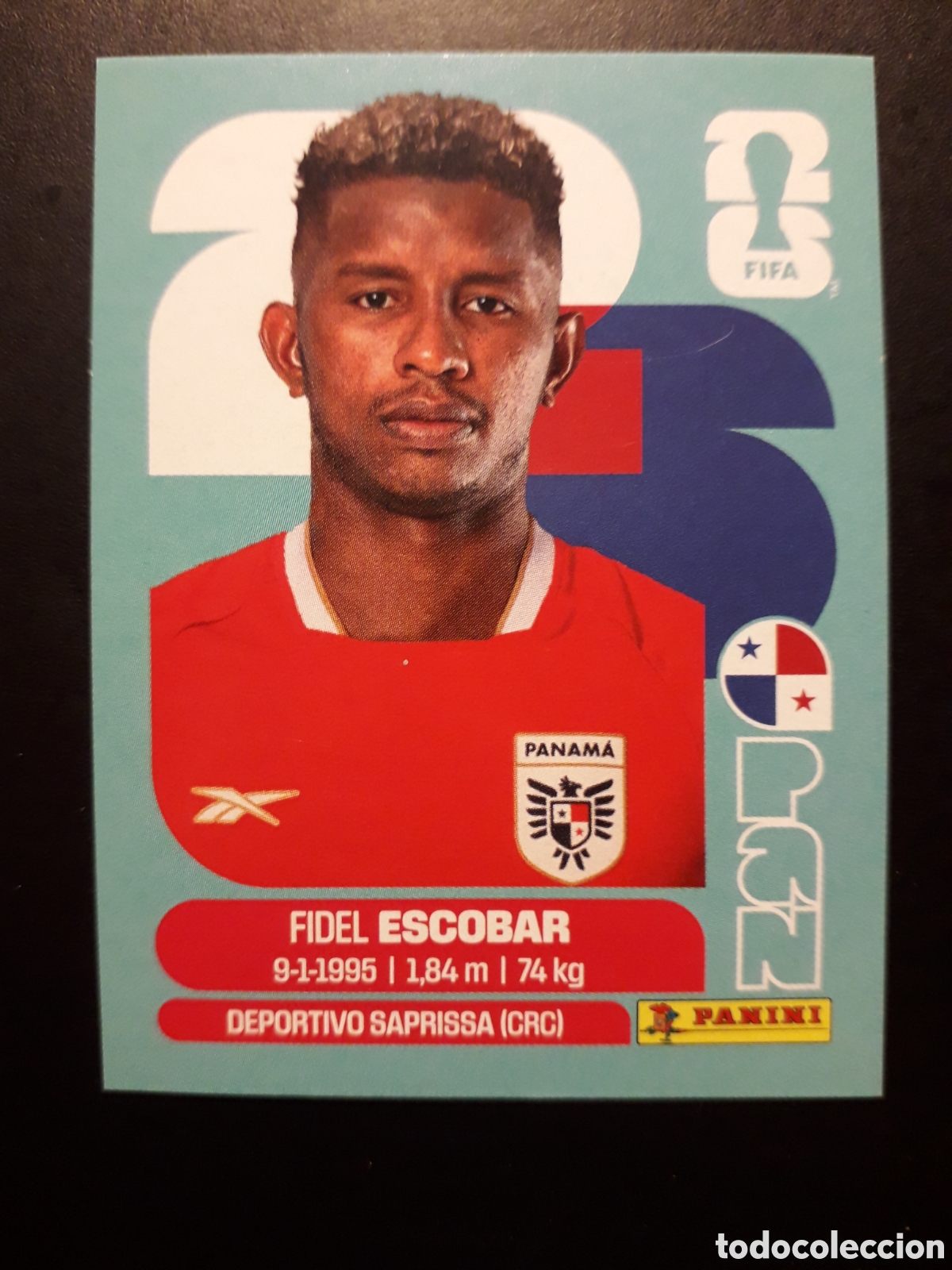 Cromos de F&uacute;tbol: ESCOBAR PANAM&Aacute; PAN 4 MUNDIAL F&Uacute;TBOL 2026 FIFA WORLD CUP PANINI SIN PEGAR PEDIDO M&Iacute;NIMO 3&euro;