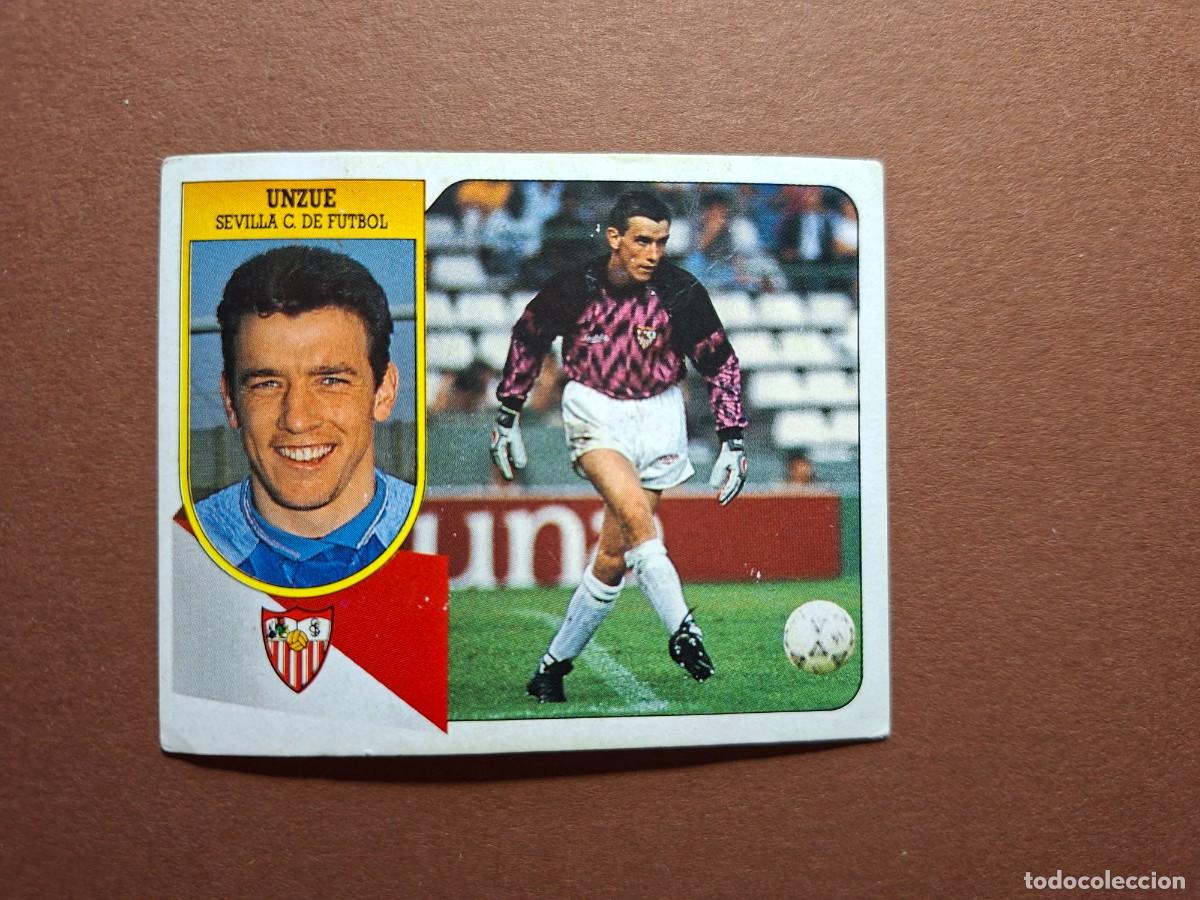 Cromos de F&uacute;tbol: UNZUE SEVILLA LIGA EDICIONES ESTE 1991 1992 91 92 RECUPERADO