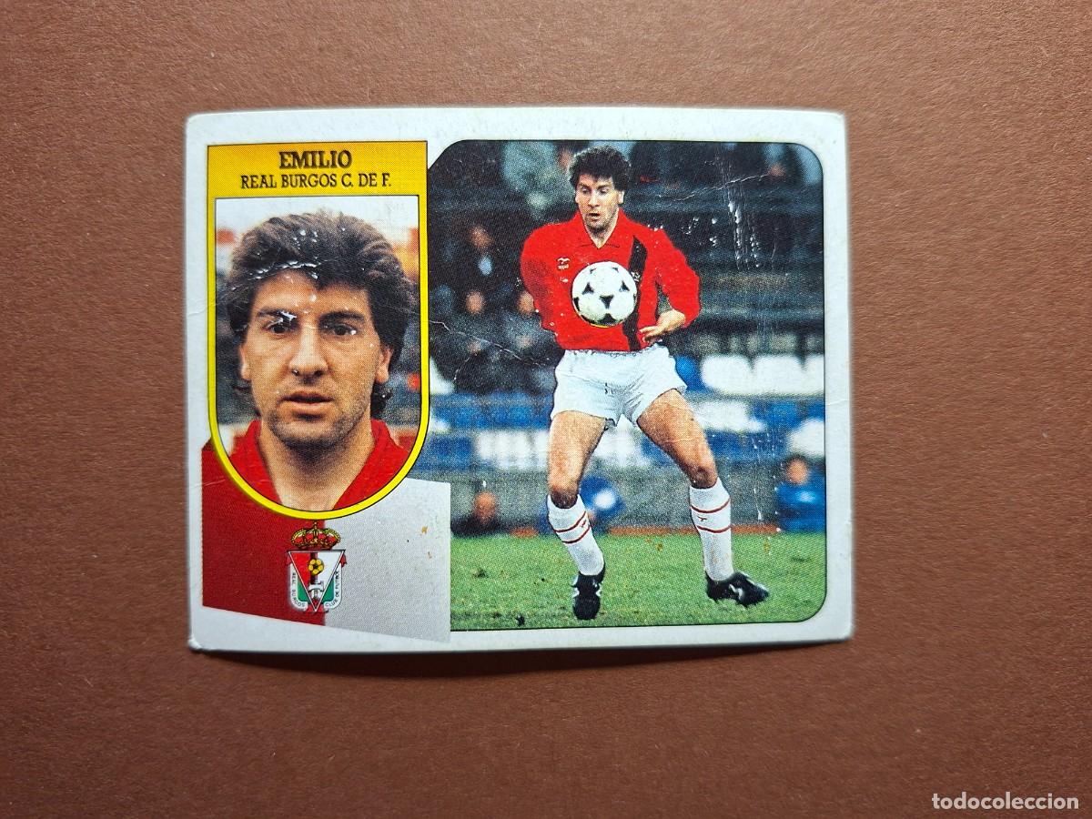 Cromos de F&uacute;tbol: EMILIO BURGOS COLOCA LIGA EDICIONES ESTE 1991 1992 91 92 RECUPERADO